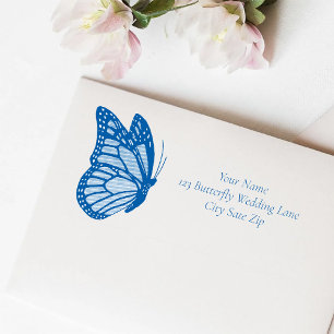 Monarch Butterfly Blue Ombre Self-inking Stamp