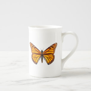 Monarch Butterfly Bone China Mug