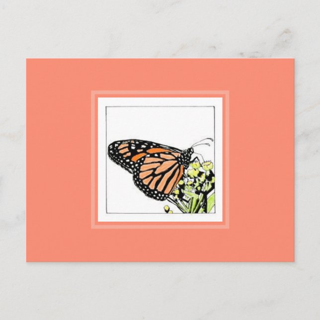 Monarch Butterfly by Mark Edward Westerfield Postcard (Front)