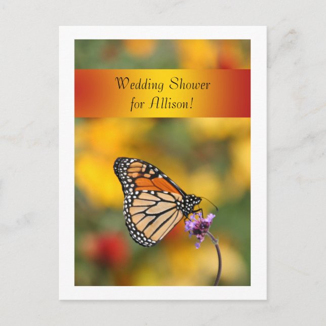 Monarch Butterfly Card (Front)