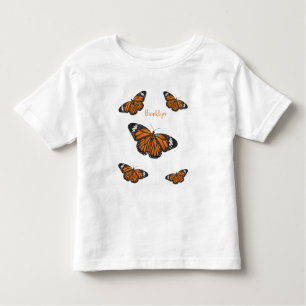 Monarch butterfly cartoon illustration  toddler T-Shirt