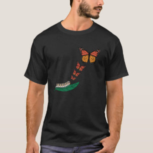 Monarch Butterfly Caterpillar Metamorphosis T-Shirt