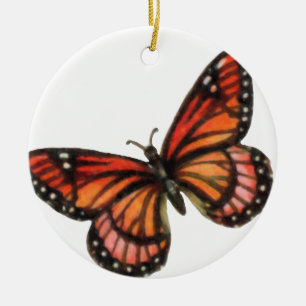 Monarch Butterfly Christmas Ornament