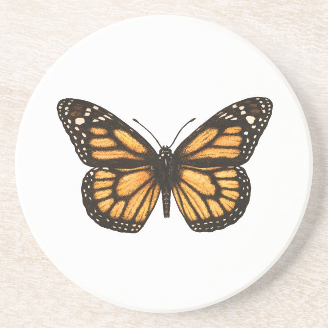 Monarch butterfly coaster (Front)