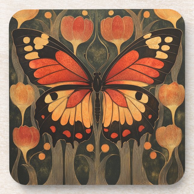 Monarch Butterfly Coaster (Front)