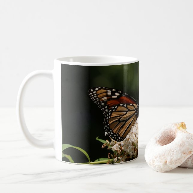 Monarch butterfly  coffee mug (With Donut)