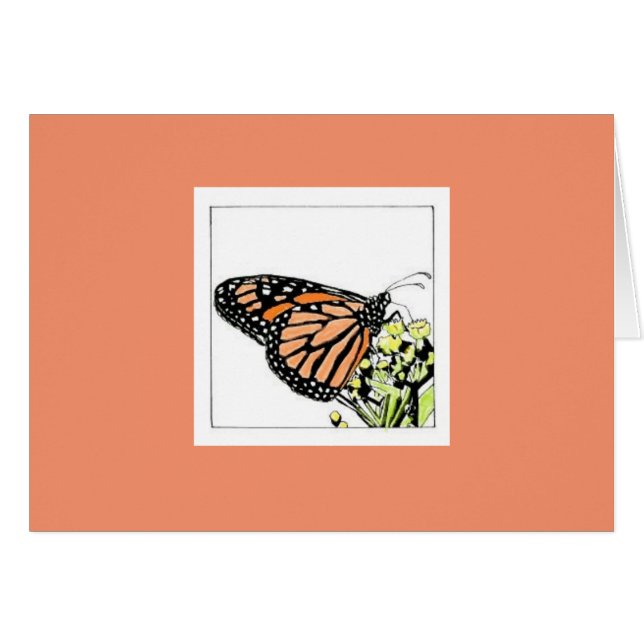 Monarch Butterfly (Colourized) (Front Horizontal)