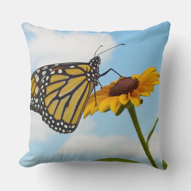 Monarch Butterfly Cushion (Front)
