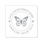 Monarch Butterfly,Custom Address  Self-inking Stam
