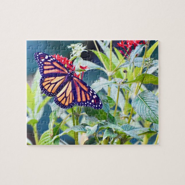 Monarch Butterfly custom puzzle (Horizontal)