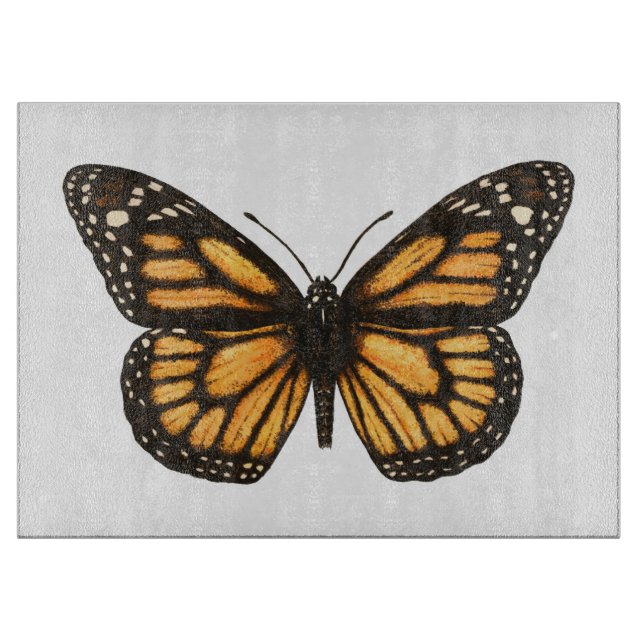 Monarch butterfly cutting board (Front)