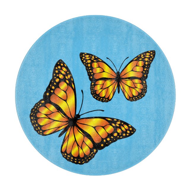 MONARCH BUTTERFLY CUTTING BOARD (Front)