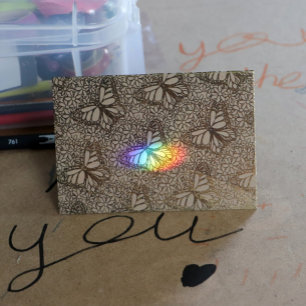 Monarch Butterfly Daisy Art Daisies Monarchs Foil Card