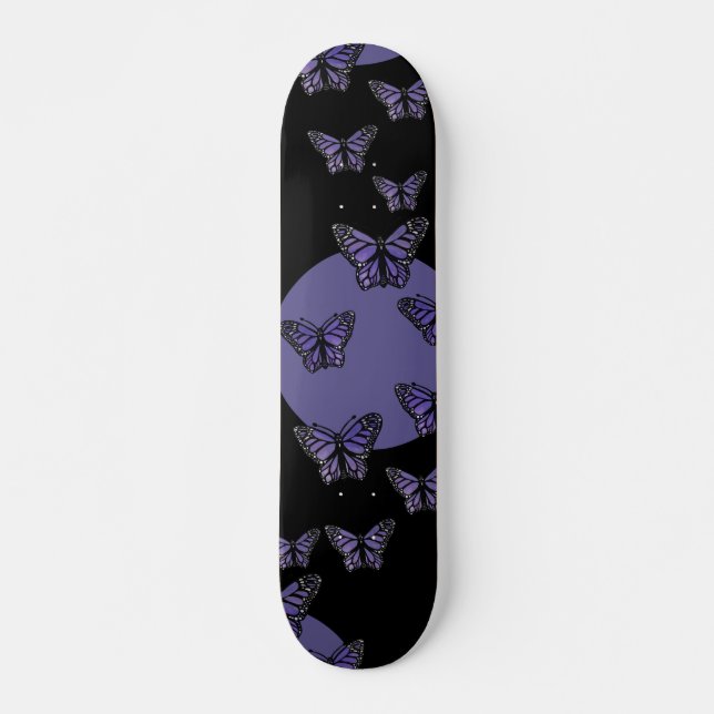 Monarch Butterfly Daisy Art Daisies Monarchs       Skateboard (Front)
