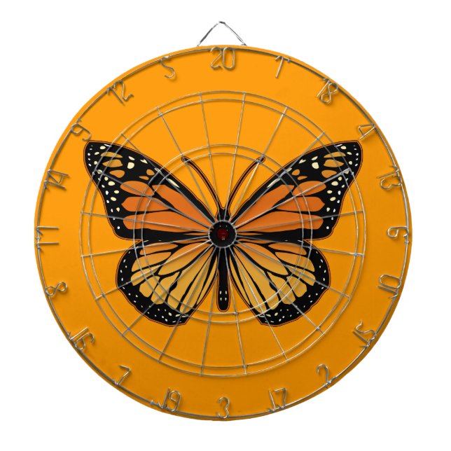 Monarch Butterfly Dartboard (Front)