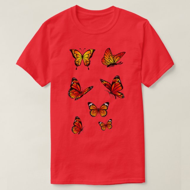 Monarch butterfly design T-Shirt (Design Front)