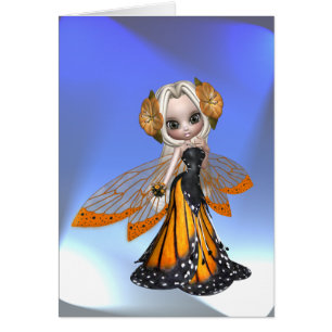 Monarch Butterfly Fairy, Blank Inside