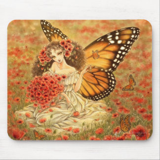 Monarch Butterfly Fairy Mousepad