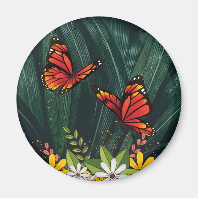 Monarch Butterfly Feb 6_21 Magnet (Front)