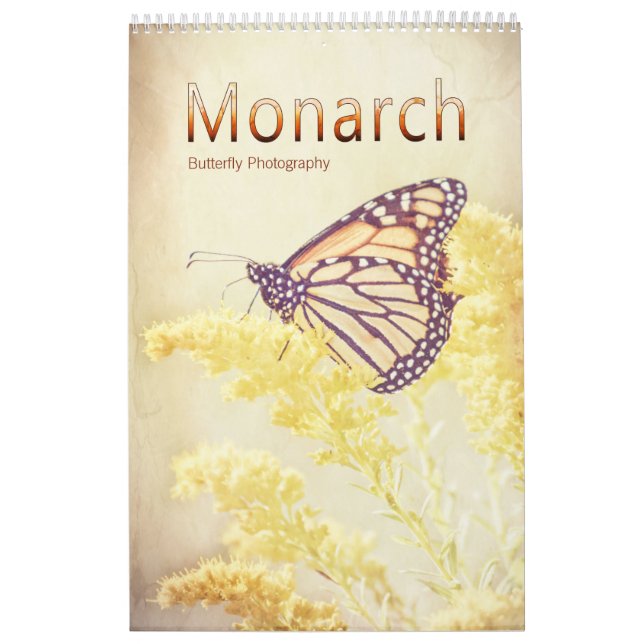 Monarch Butterfly Fine Art Nature Photos Calendar (Cover)