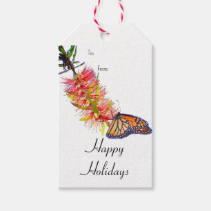 Monarch Butterfly gift tag