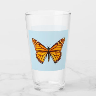 Monarch Butterfly Glass