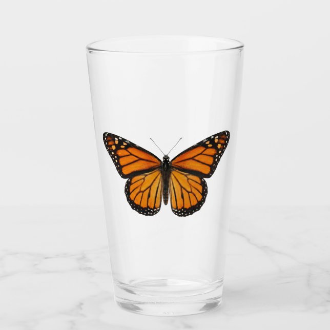 Monarch Butterfly Glass (Front)