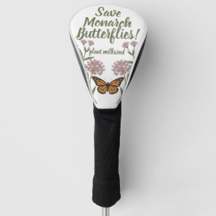 Monarch Butterfly Golf Head Cover