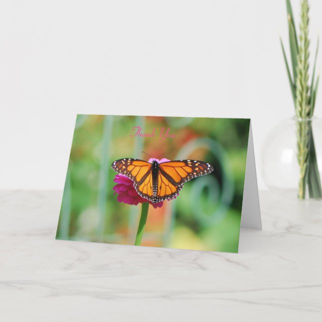 Monarch Butterfly Greeting Card (Front)