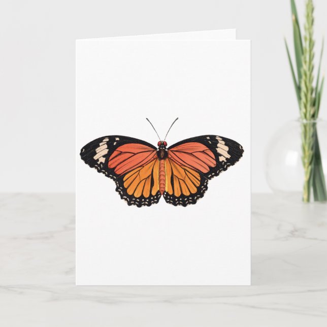 Monarch Butterfly Greeting Card (Front)
