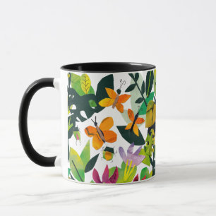 Monarch Butterfly Hand-Crafted Original Art Nature Mug