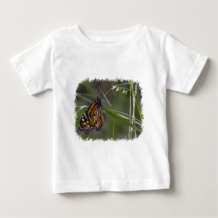 Monarch Butterfly in the Grass Baby T-Shirt