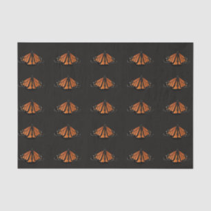 Monarch Butterfly in the key of Orange Tissue Paper