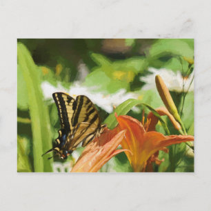 Monarch Butterfly Invitation Postcard