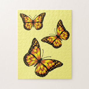 MONARCH BUTTERFLY JIGSAW PUZZLE