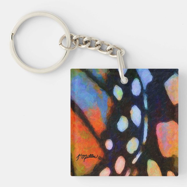 Monarch Butterfly Key Ring (Front)