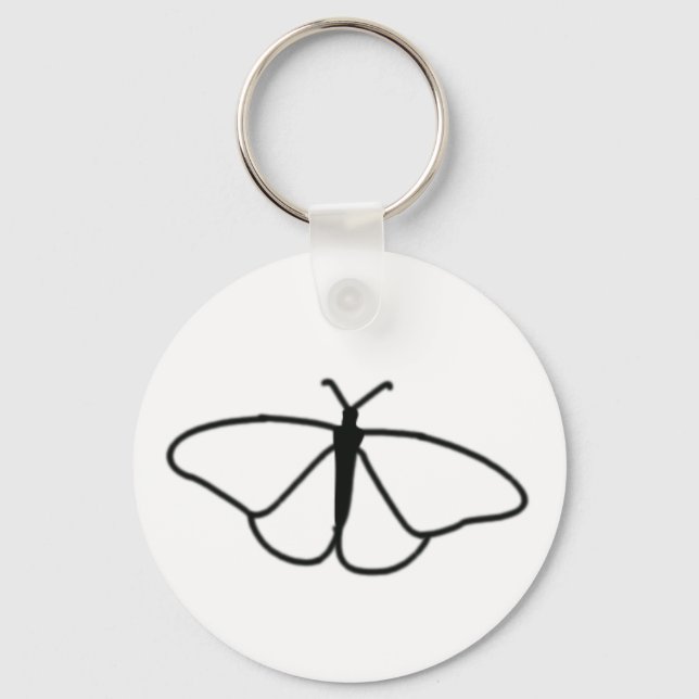 Monarch Butterfly Key Ring (Front)