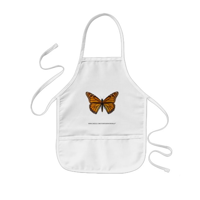 Monarch Butterfly Kids Apron (Front)