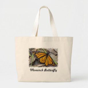 Monarch Butterfly Large Tote Bag