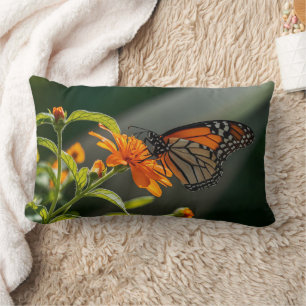 Monarch Butterfly Lumbar Cushion