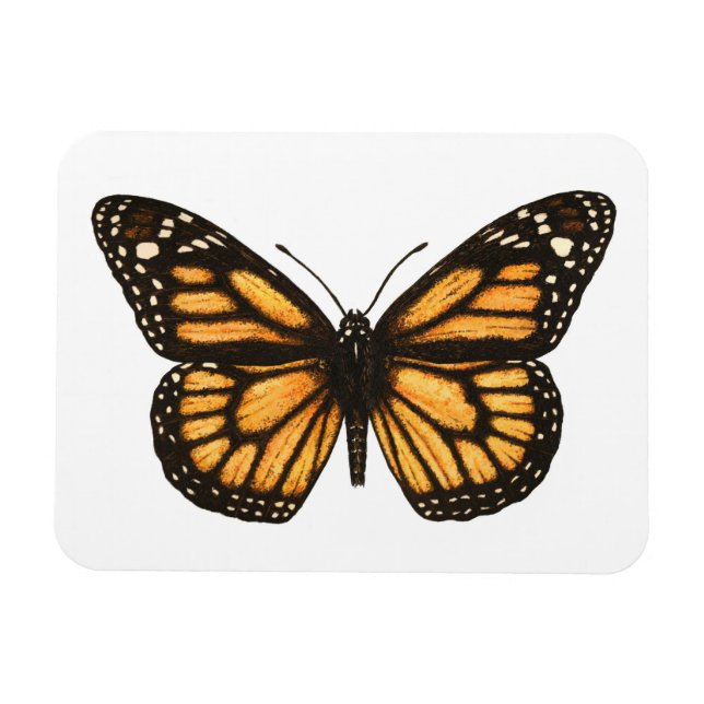 Monarch butterfly magnet (Horizontal)