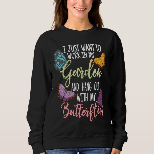 Monarch Butterfly Milkweed plants Sweatshirt (Front)
