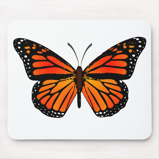 Monarch Butterfly Mouse Pad (Front)