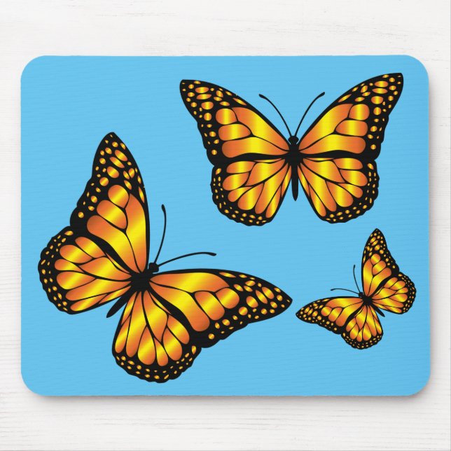 MONARCH BUTTERFLY MOUSE PAD (Front)