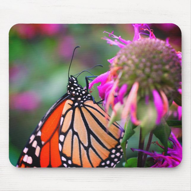 Monarch Butterfly Nature Mouse Pad (Front)