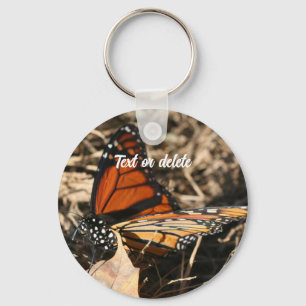Monarch Butterfly Nature Personalized Key Ring