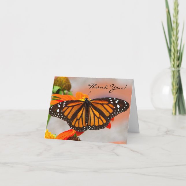 Monarch Butterfly Note Card (Front)