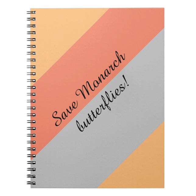 Monarch butterfly notebook (Front)