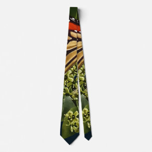 Monarch Butterfly on Euonymus Tie