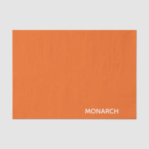 Monarch butterfly orange color name tissue paper